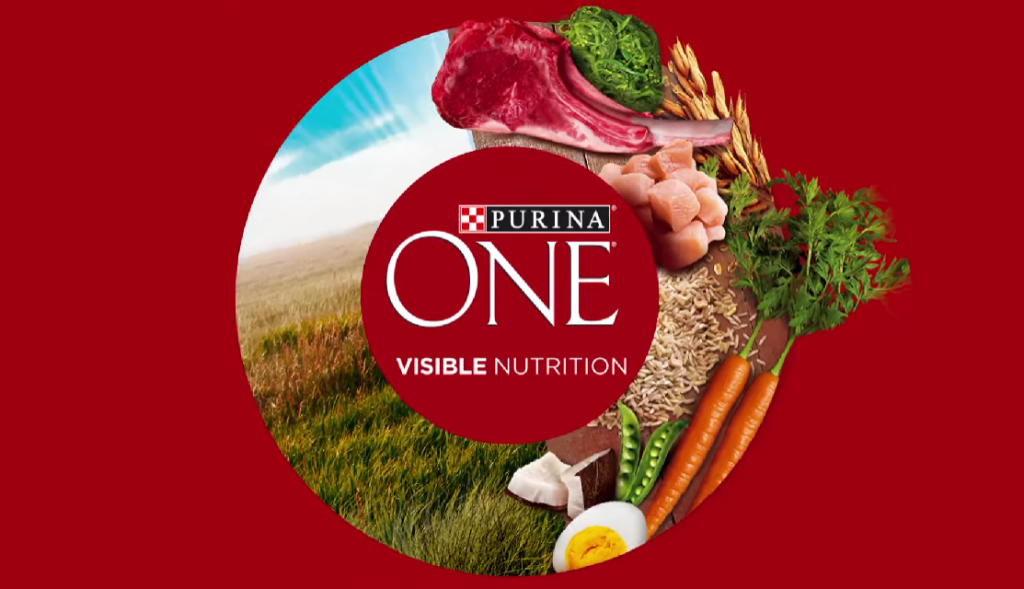 Image with purina one logo Visible Nutrition