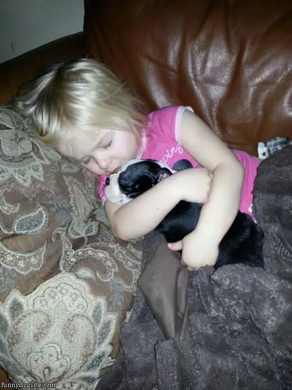 Asleep With My Puppy