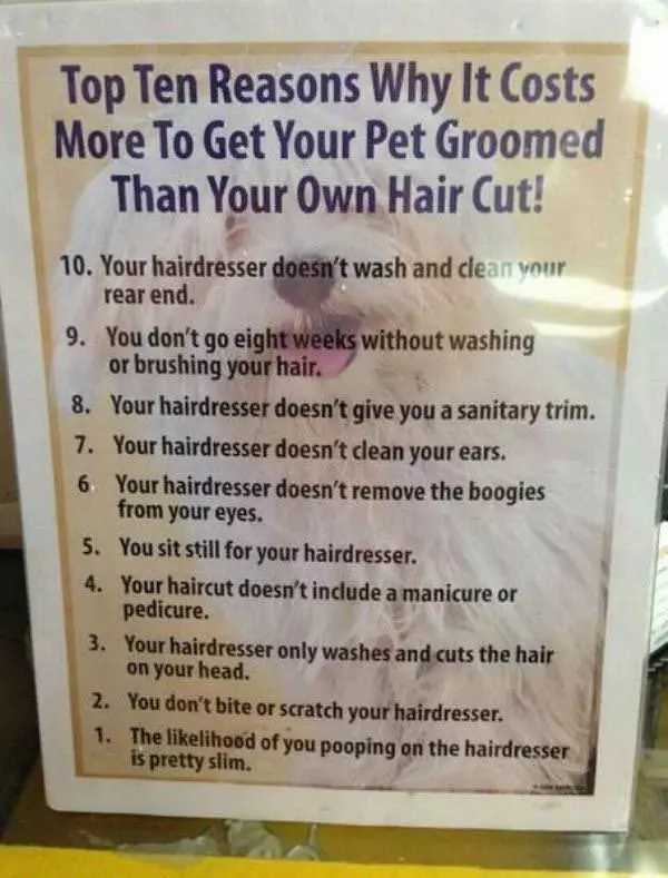 Why Grooming Costs More